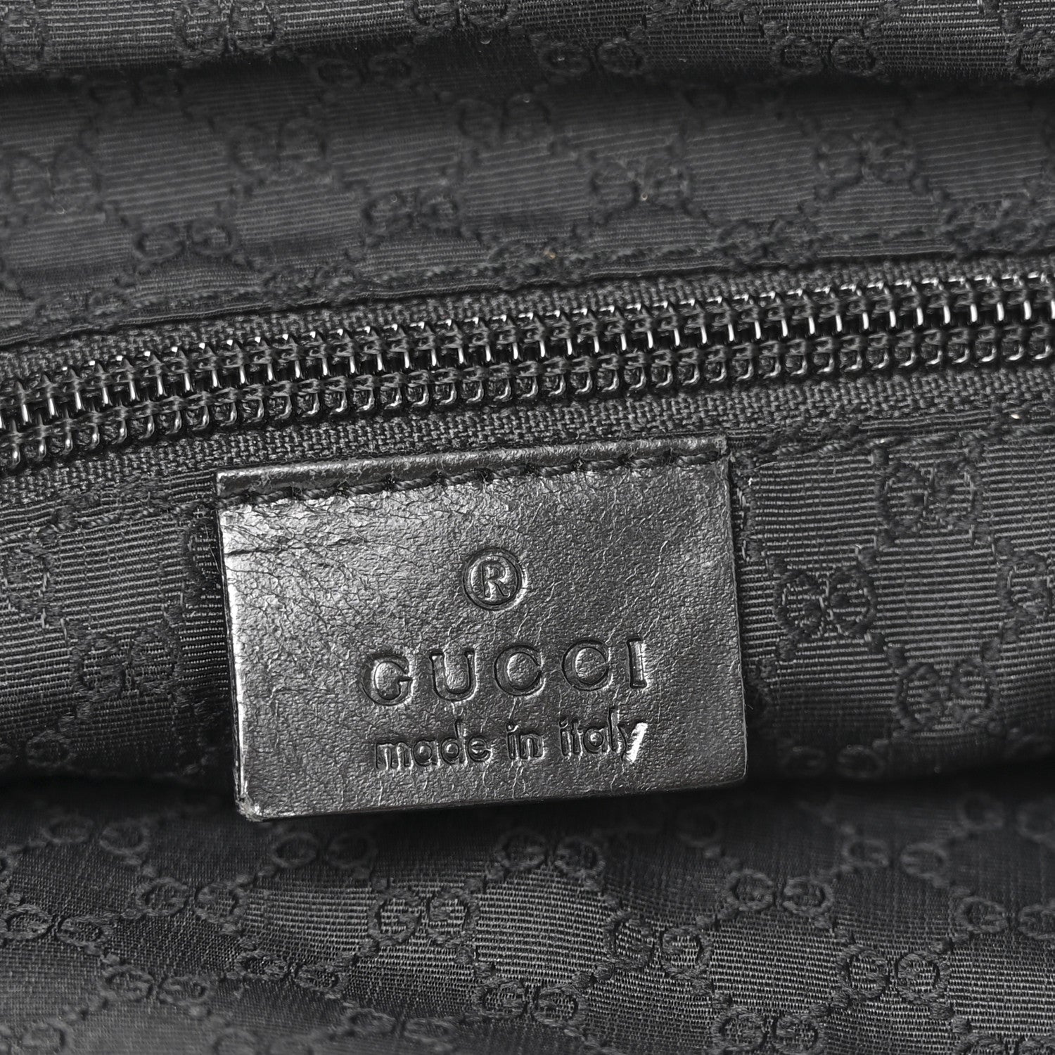 Gucci Nylon Calfskin Large Messenger Bag Black 11 of 27