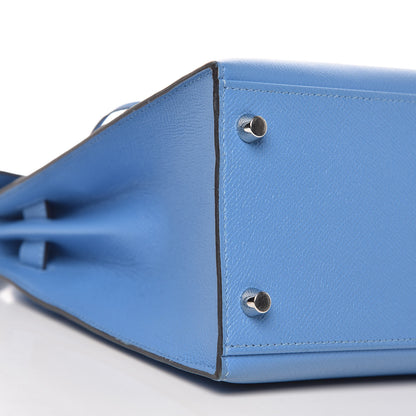Hermes Epsom Kelly Sellier 28 Bleu Paradise 7 of 36