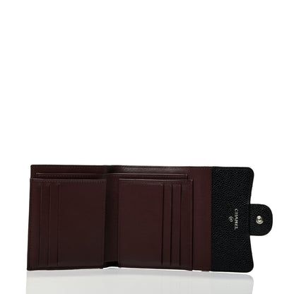 Chanel Caviar Quilted Compact Flap Wallet Black 4 of 4