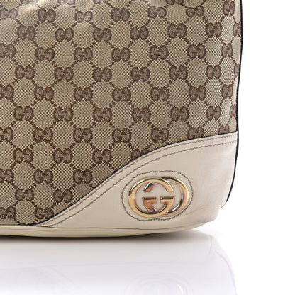 Gucci Monogram Medium New Britt Hobo Off White 16 of 16