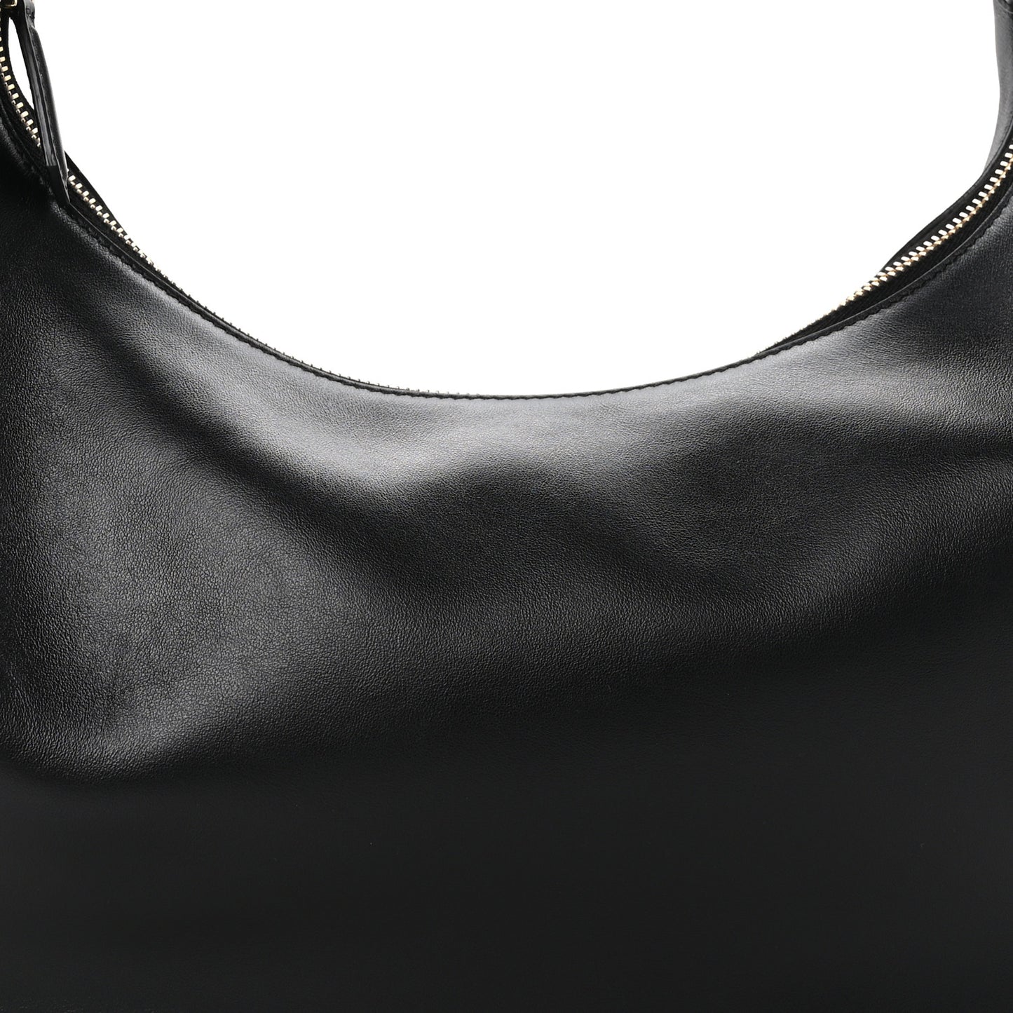 Vitello Grace Matte Medium Fendigraphy Hobo Bag Black