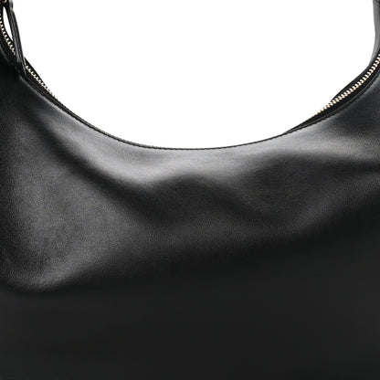 Fendi Vitello Grace Matte Medium Fendigraphy Hobo Bag Black 8 of 10