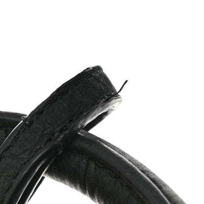 Saint Laurent Crocodile Embossed Suede Small Supple Sac de Jour Black 16 of 18