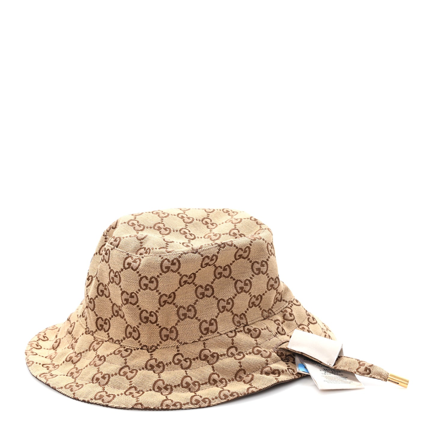 Canvas Monogram Reversible Bucket Hat XXL Brown