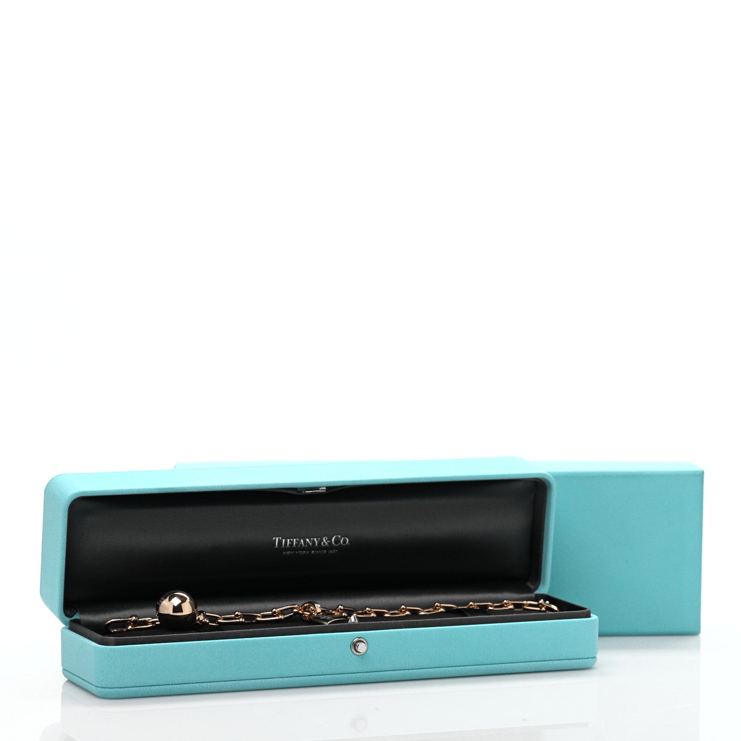 Tiffany 18K Rose Gold HardWear Single Wrap Bracelet 4 of 4