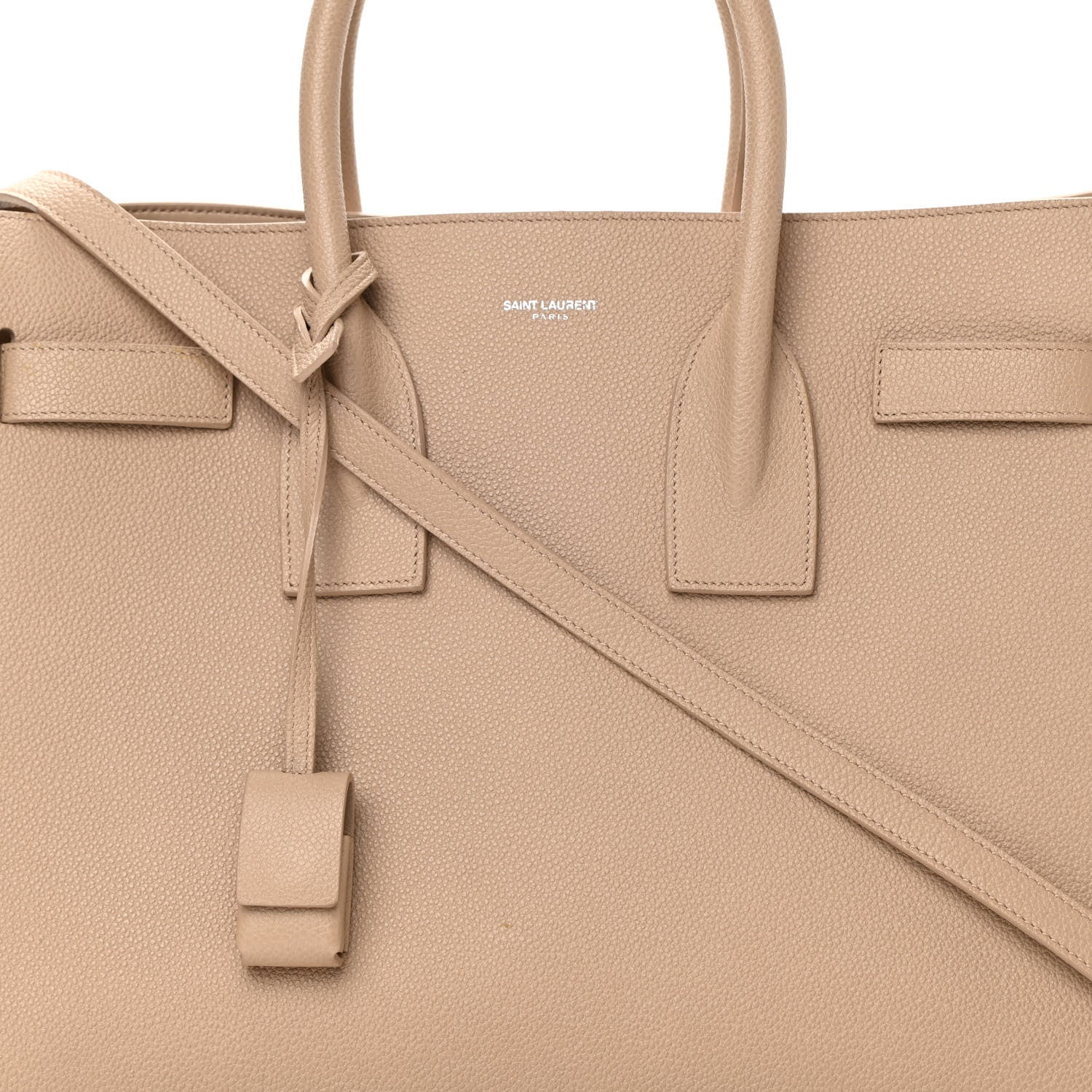 Saint Laurent Grained Calfskin Small Sac De Jour Nude Powder 7 of 16