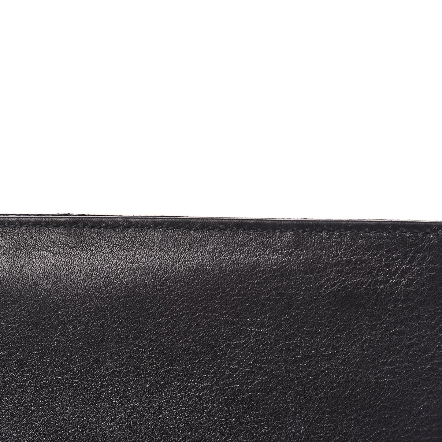 Snakeskin Broadway Clutch Black