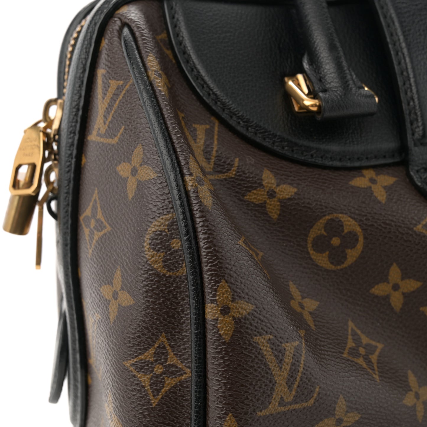 Monogram Golden Arrow Speedy Black