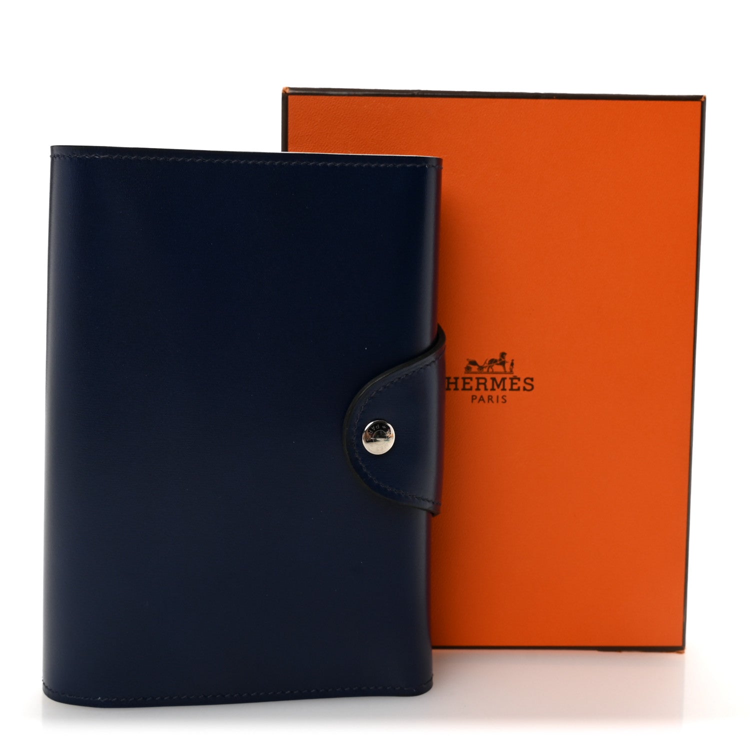 Hermes Box Ulysse PM Writing Set Bleu Saphir 1817777 – FASHIONPHILE