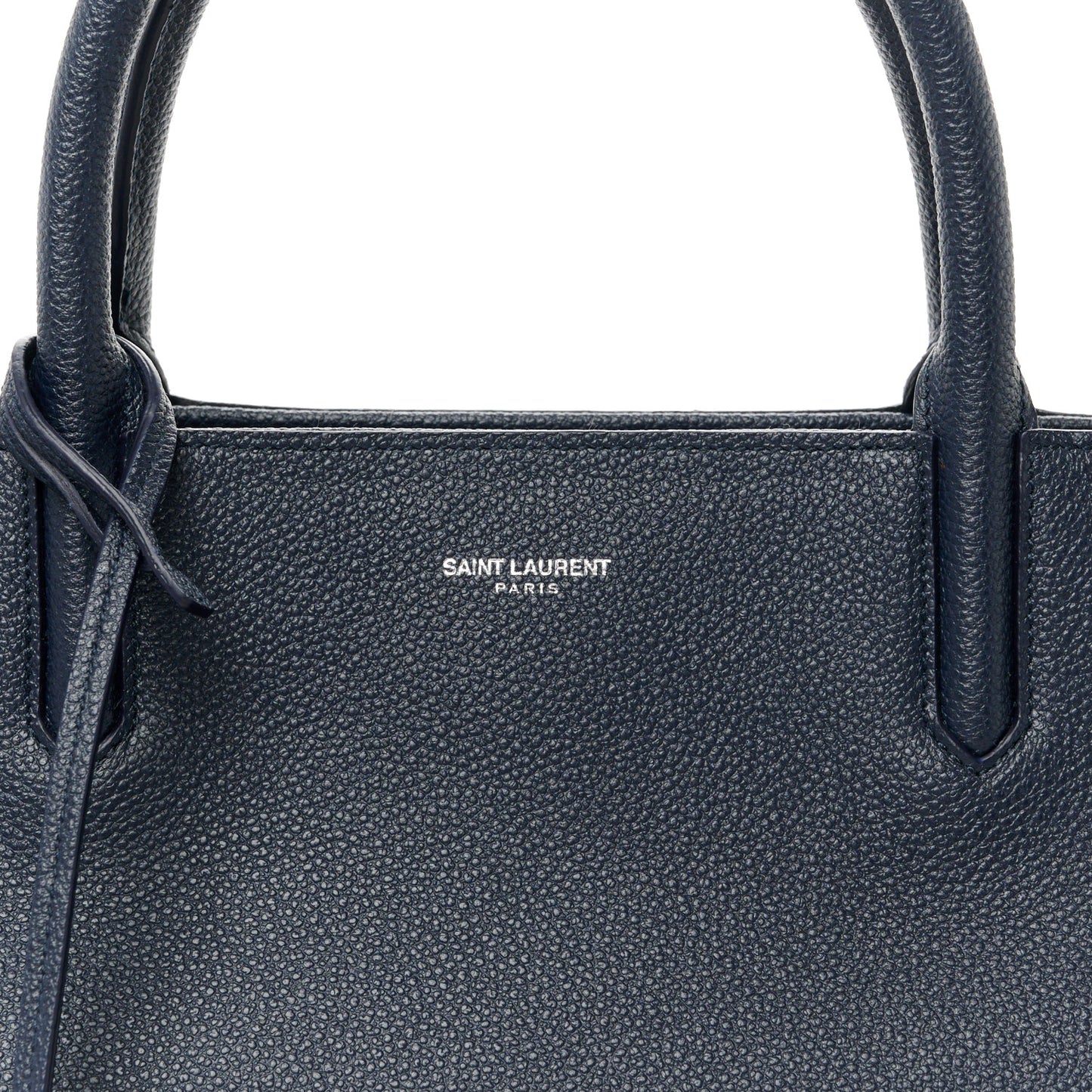 Calfskin Medium Rive Gauche Cabas Navy Blue