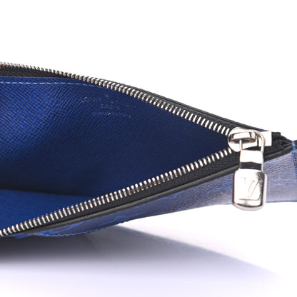 Louis Vuitton Monogram Taiga Coin Card Holder Cobalt 5 of 6