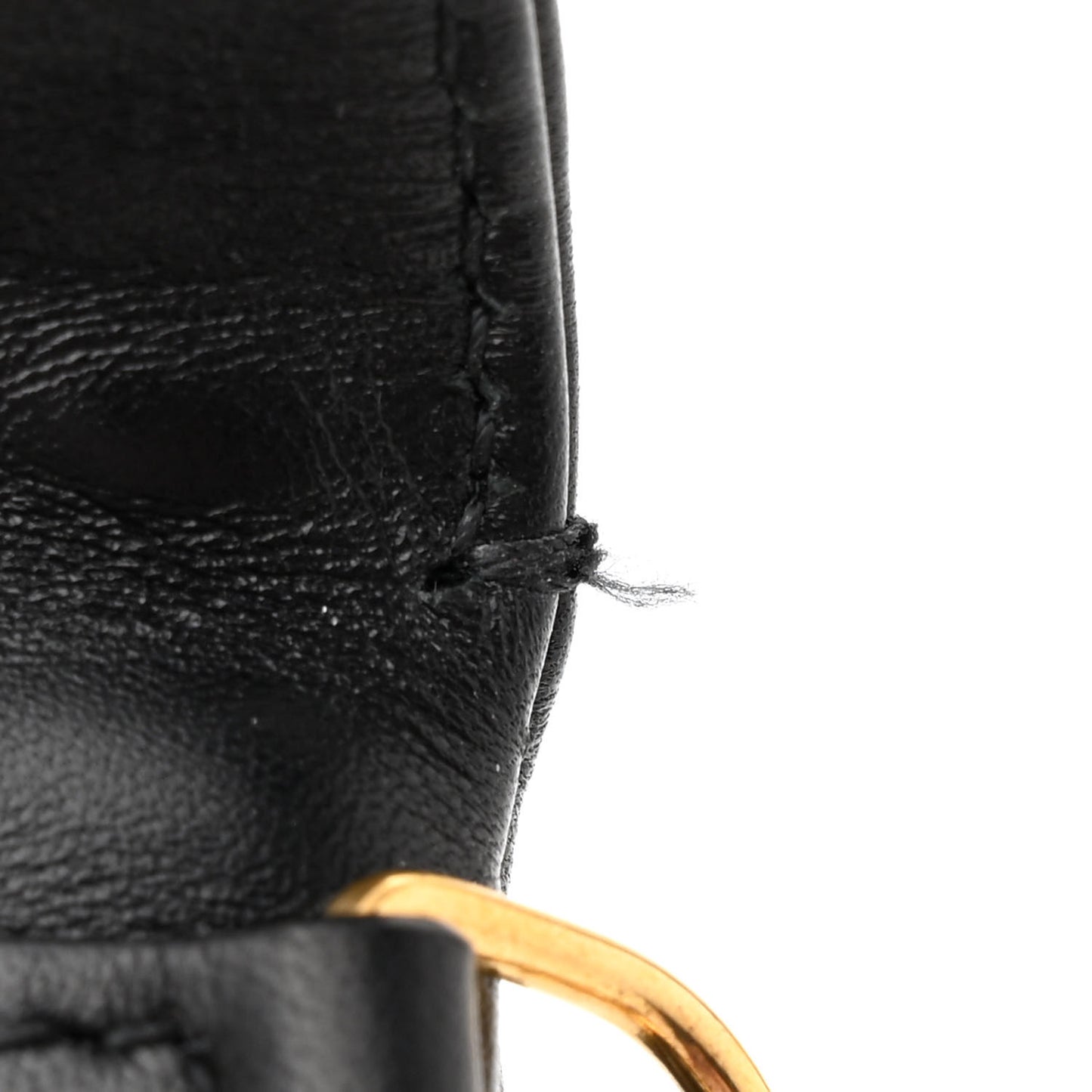 Smooth Calfskin Medium Diordouble Chain Bag Black