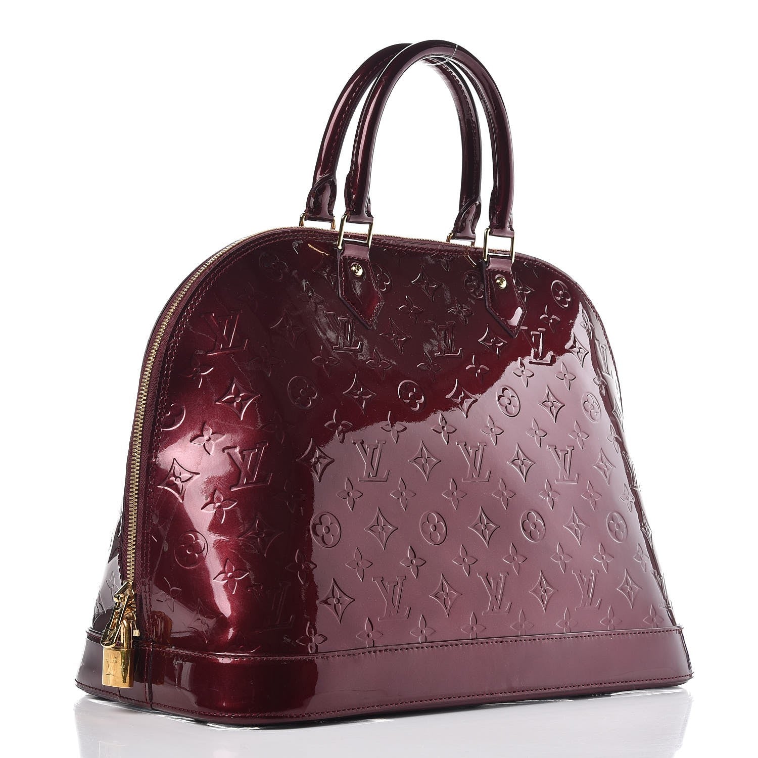 Louis Vuitton Vernis Alma GM Rouge Fauviste 3 of 10