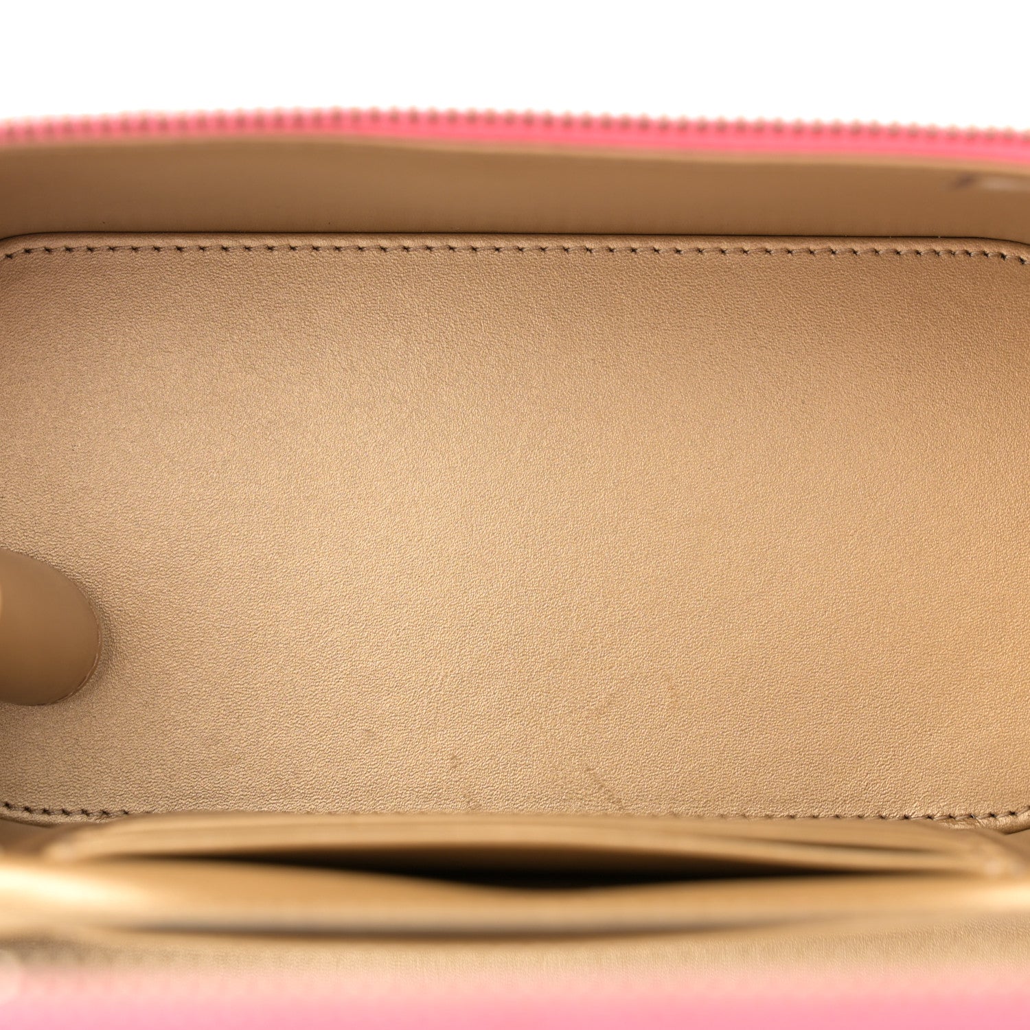 Chanel Lambskin Quilted Small Pearl Crush Vanity Case With Chain Pink 5 of 13