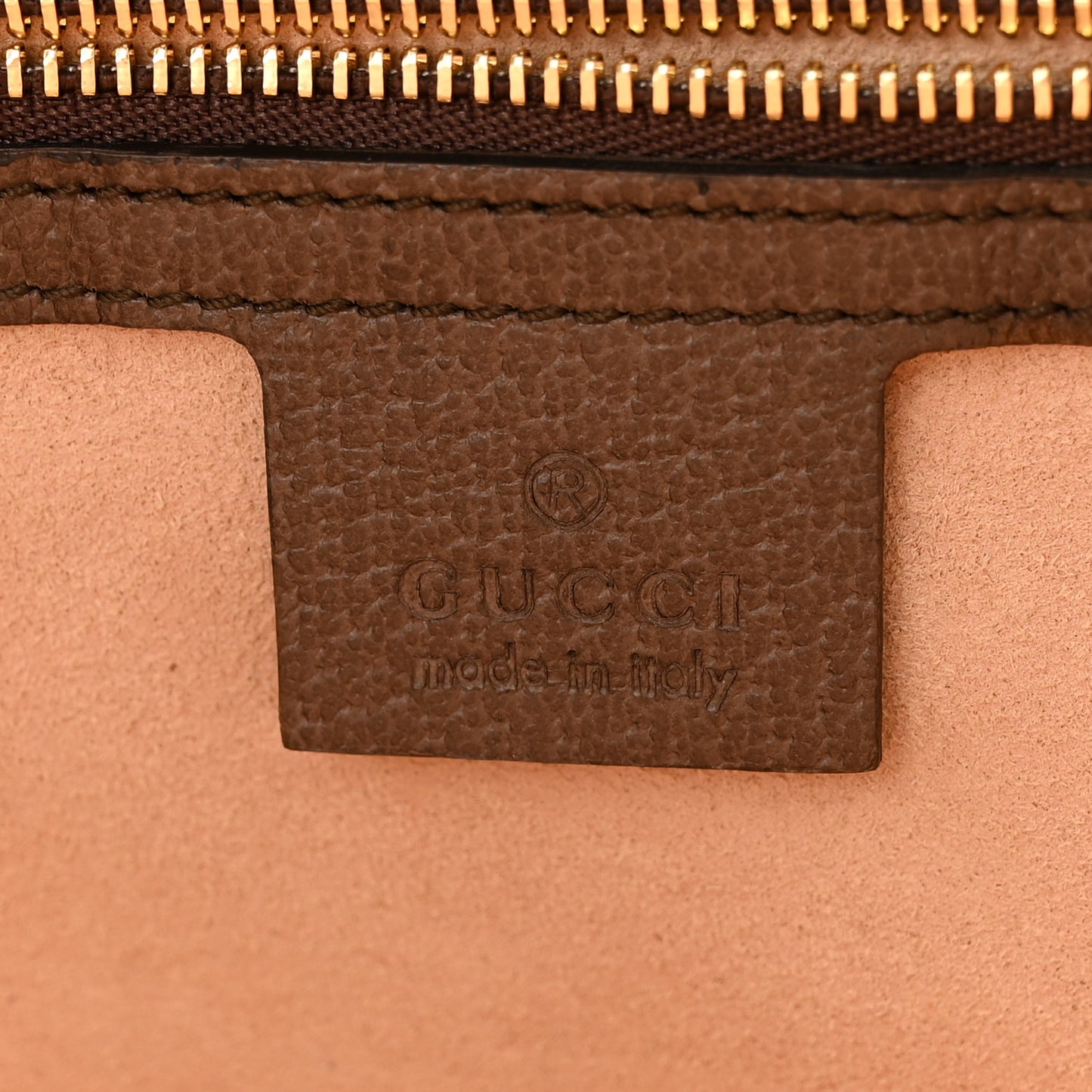 GG Supreme Monogram Medium Ophidia Shopping Tote Brown