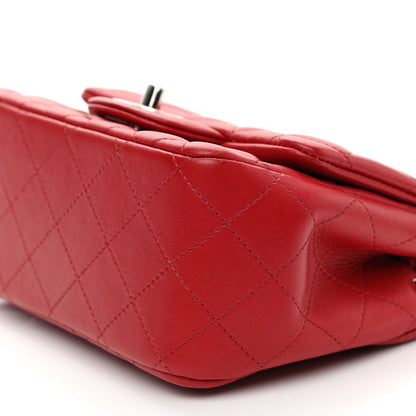 Chanel Lambskin Quilted Mini Square Flap Red 9 of 9