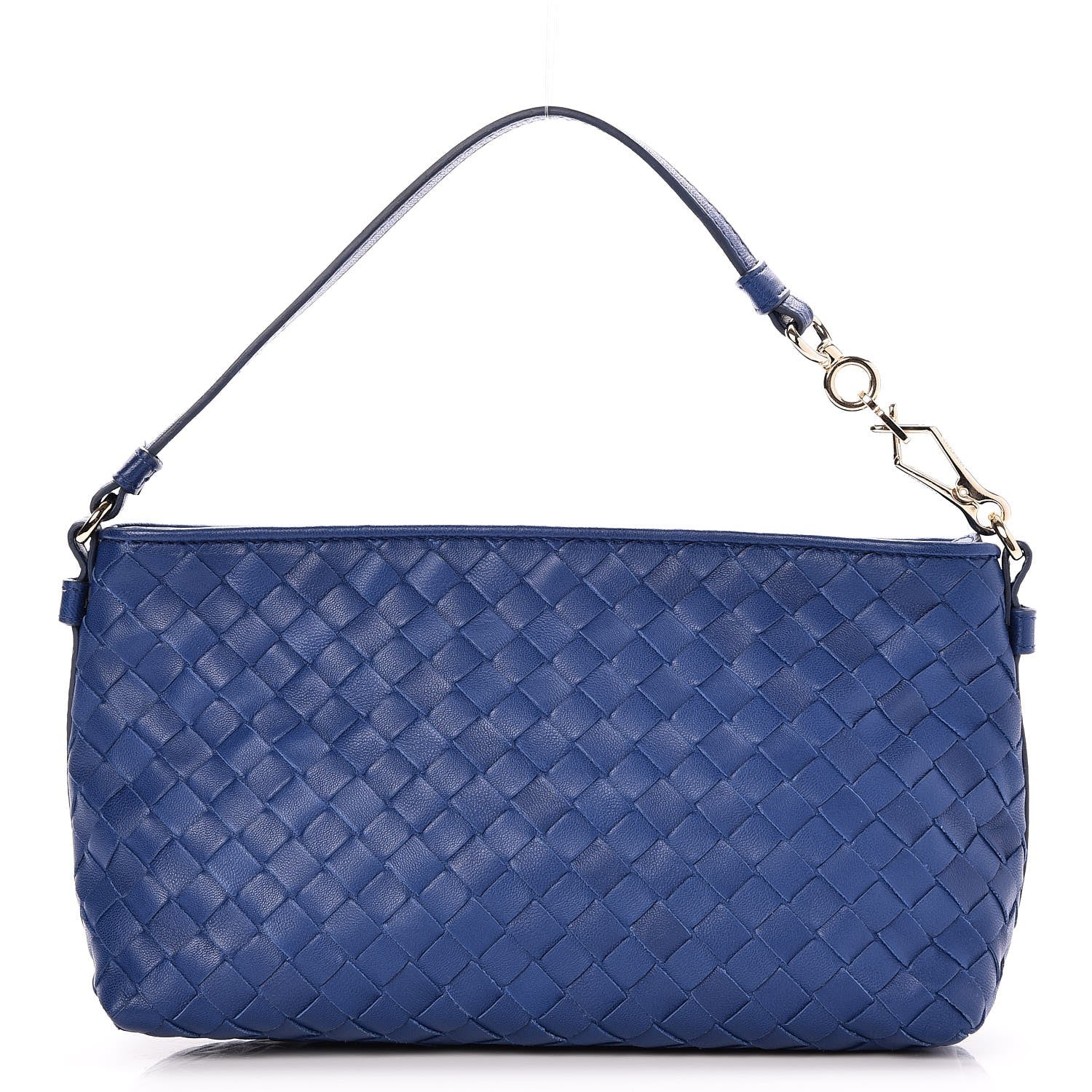 Bottega Veneta Nappa Intrecciato Pochette Cobalt 1 of 8