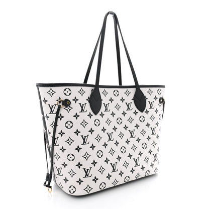 Louis Vuitton Empreinte Spring In The City Neverfull MM Black White Pink 4 of 13