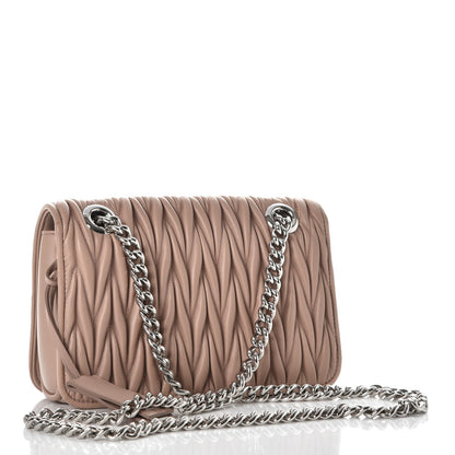 Miu Miu Nappa Matelasse Club Shoulder Bag Cammeo 4 of 9
