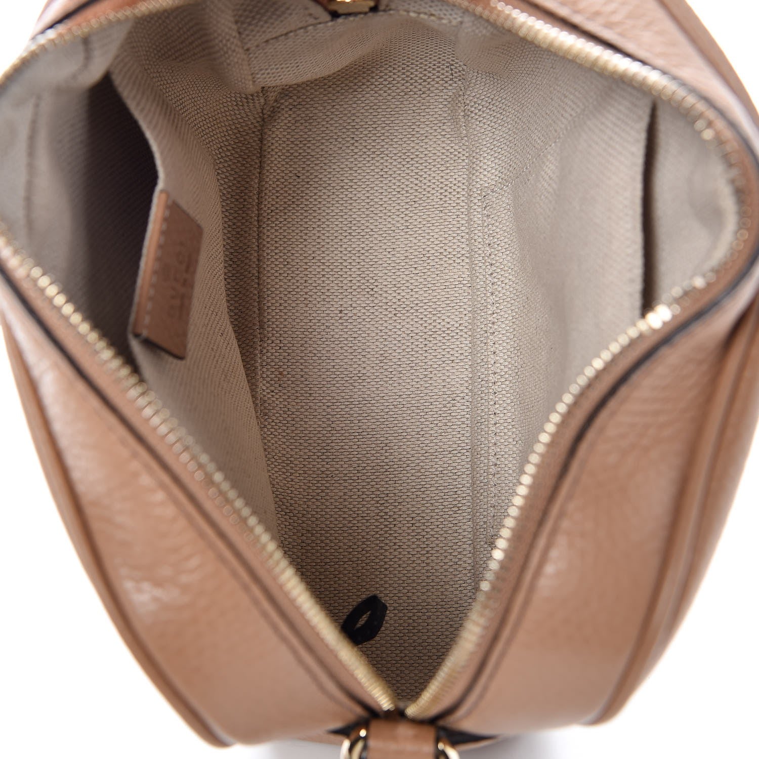 Gucci Pebbled Calfskin Small Soho Disco Bag Rose Beige 5 of 9