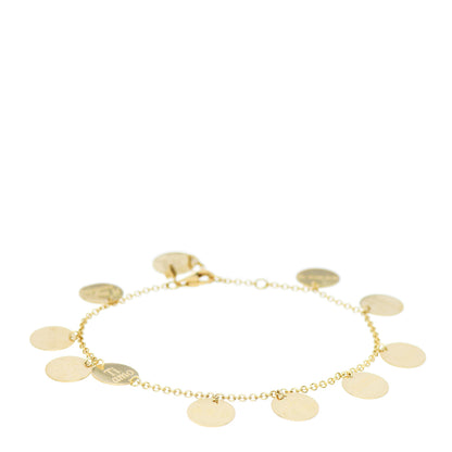 Roberto Coin 18K Yellow Gold I Love You Charm Bracelet 1 of 3