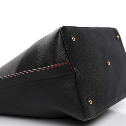 Valentino Garavani Grainy Calfskin Escape Hobo Bag Black 6 of 8