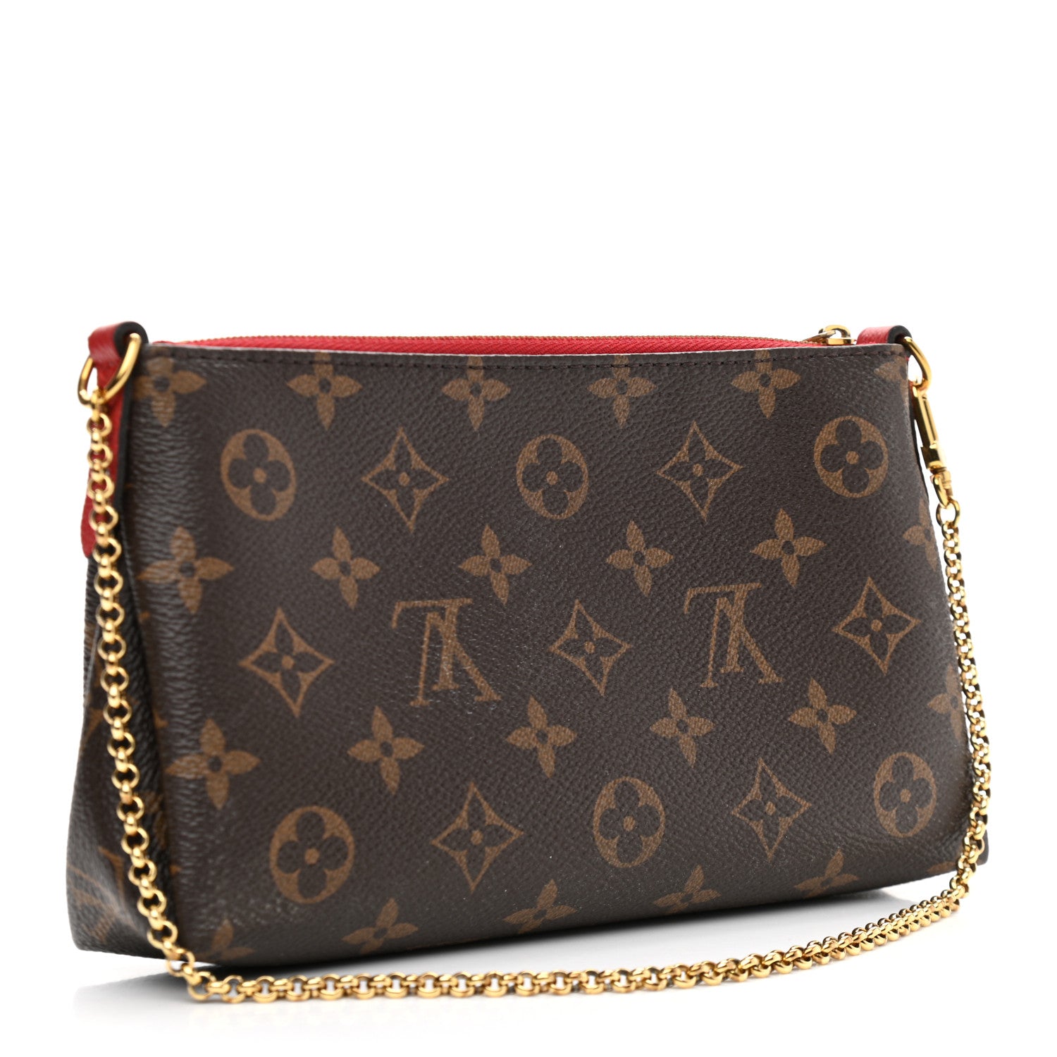Louis Vuitton Monogram Pallas Clutch Cherry 3 of 11