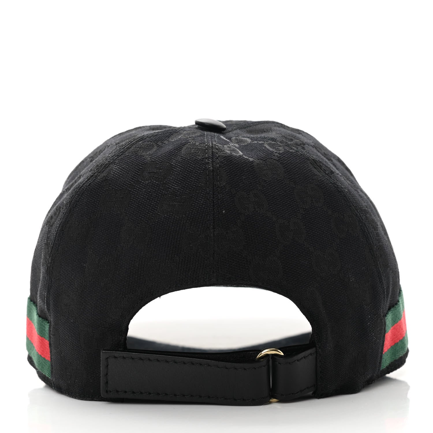 Gucci Monogram Web Baseball Hat M Black 4 of 9