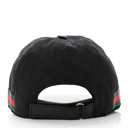 Gucci Monogram Web Baseball Hat M Black 4 of 9