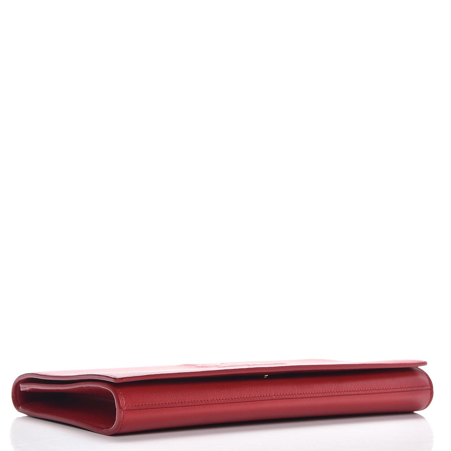 Calfskin Monogram Large Belle De Jour Clutch Red