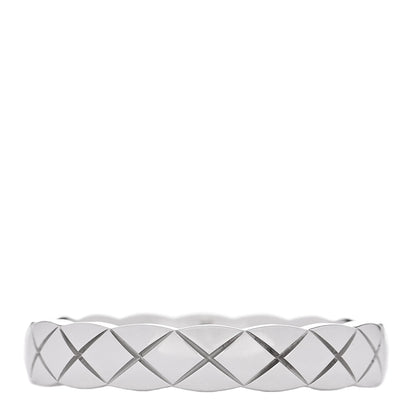 Chanel 18K White Gold Mini Coco Crush Ring 45 3.25 3 of 5