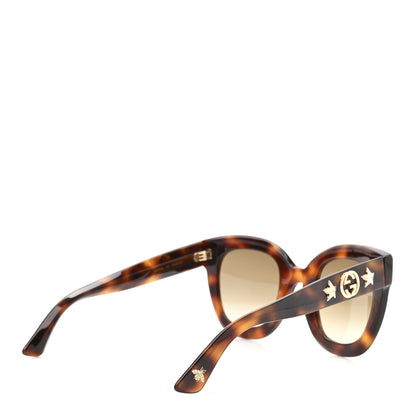 Gucci Round Frame Star Sunglasses GG0208S Tortoise 4 of 9