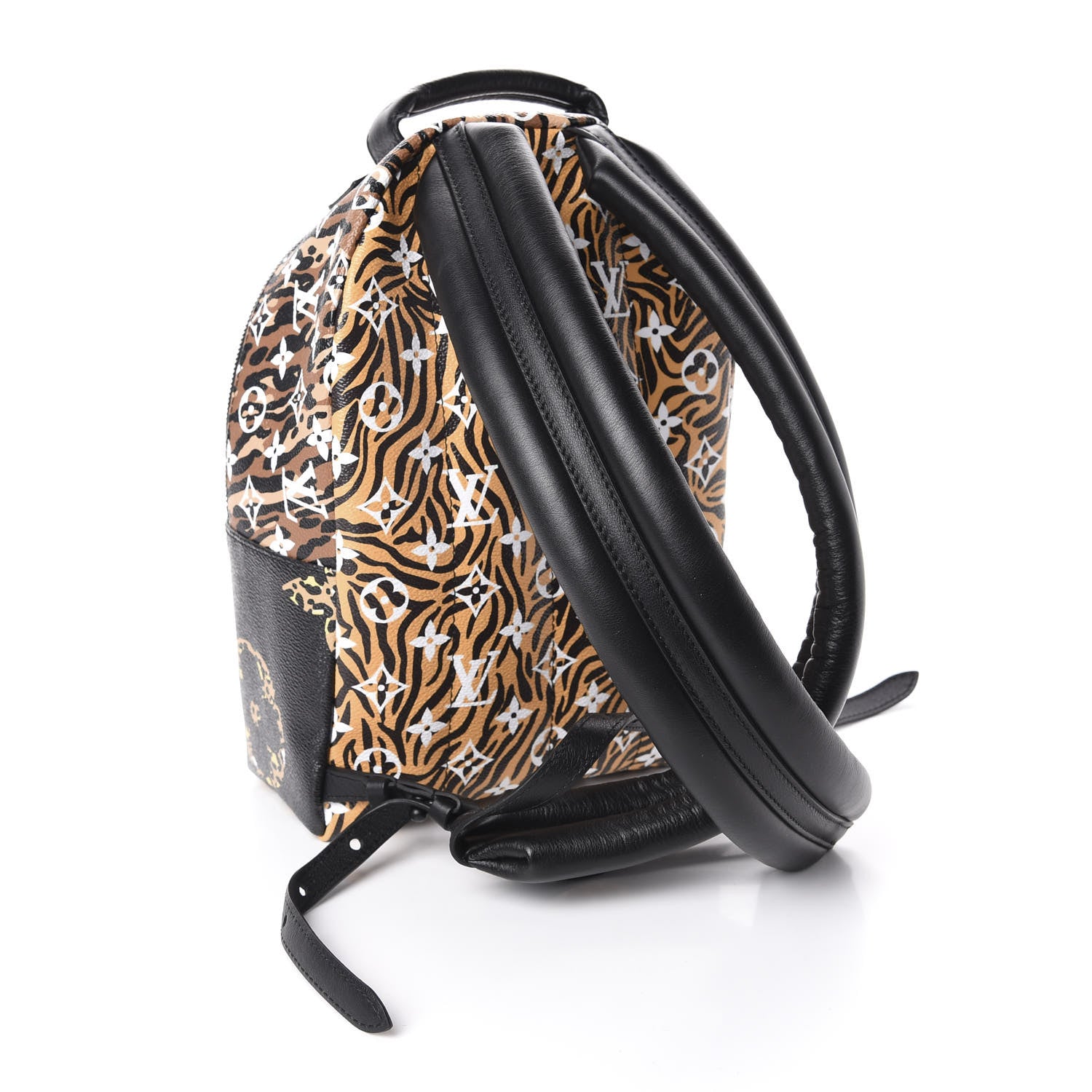 Louis Vuitton Monogram Giant Jungle Palm Springs Backpack PM Black 2 of 9