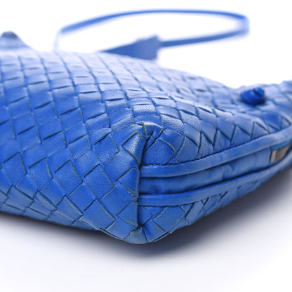 Bottega Veneta Nappa Intrecciato Nodini Crossbody Messenger Signal Blue 9 of 15