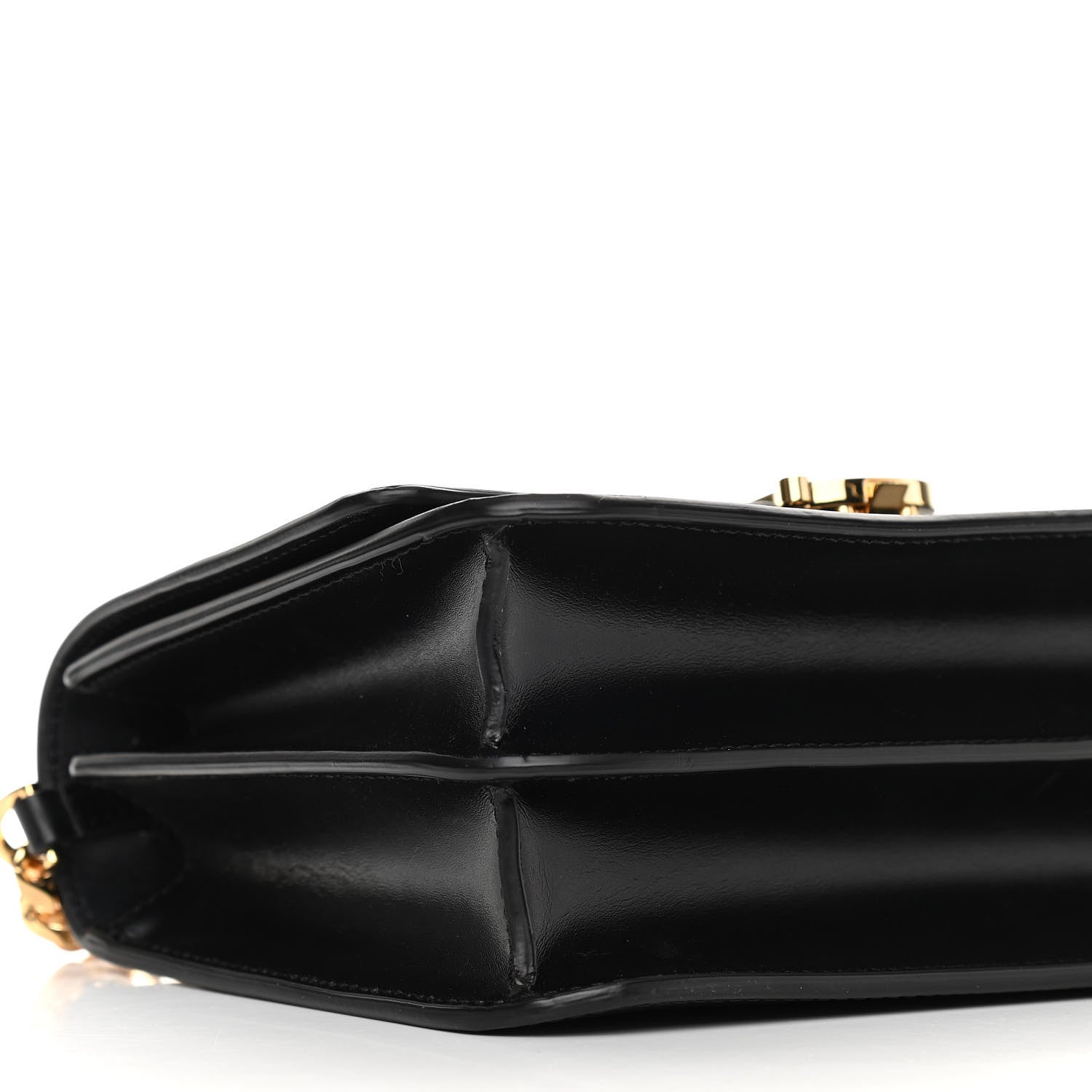 Burberry Smooth Calfskin Small TB Flap Bag Black 8 of 10