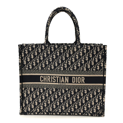Christian Dior Oblique Large Book Tote Blue Multicolor 1 of 11