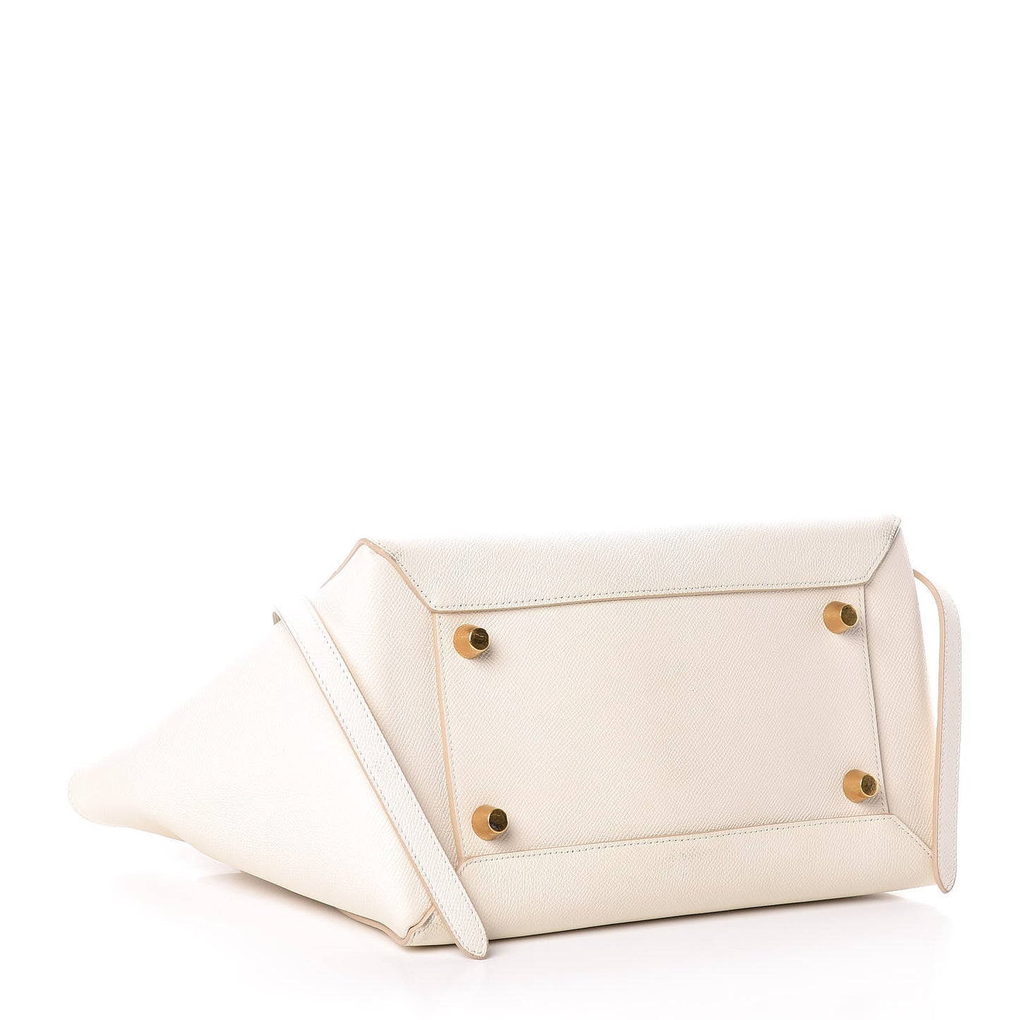 Grained Calfskin Mini Belt Bag White