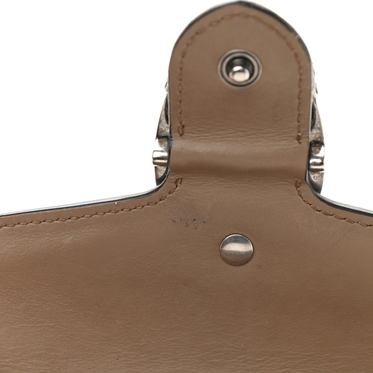 GG Supreme Monogram Super Mini Dionysus Shoulder Bag Taupe