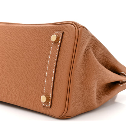 Hermes Togo Birkin 25 Gold 9 of 11