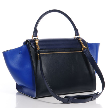 Celine Smooth Calfskin Medium Tri-Color Trapeze Ink 3 of 9