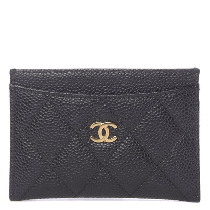 Chanel Caviar Quilted Card Holder Black 1 of 8