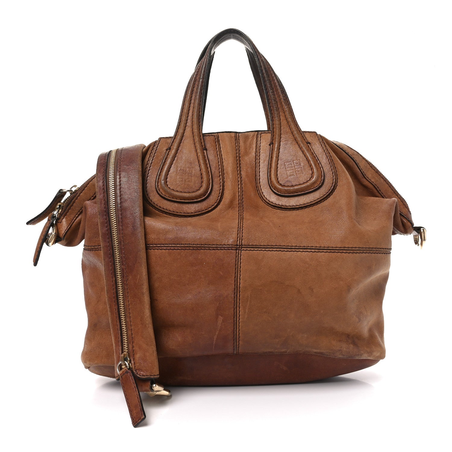 Givenchy Wrinkled Lambskin Medium Nightingale Tan 1780765