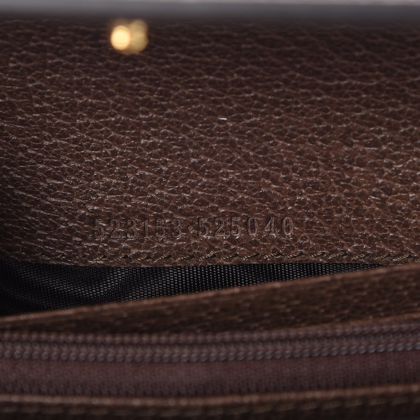 GG Supreme Monogram Web Ophidia Continental Wallet Brown