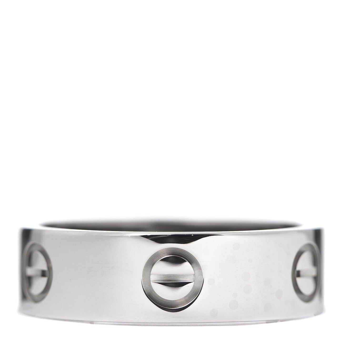 18K White Gold 5.5mm LOVE Ring 57 8