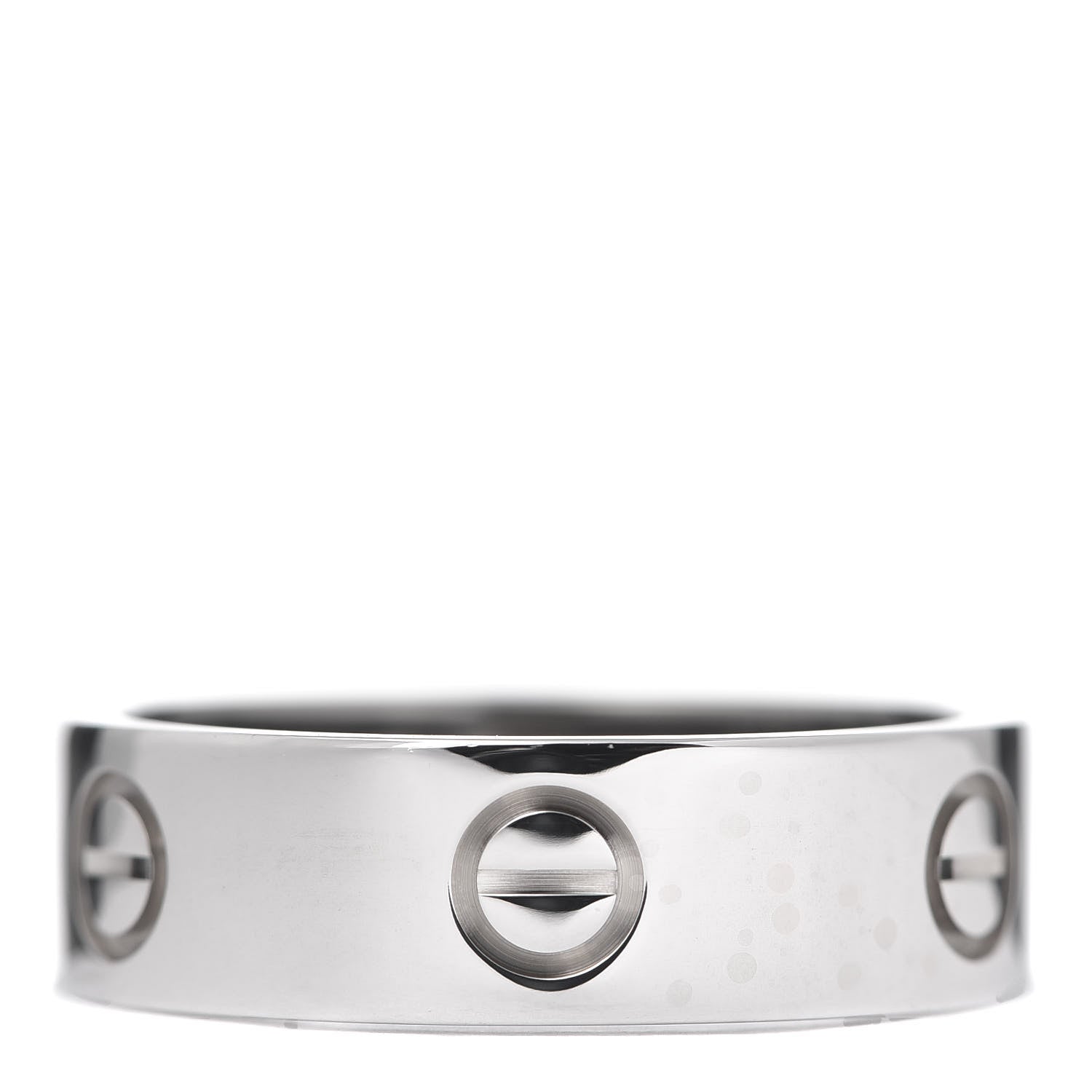 Cartier 18K White Gold 5.5mm LOVE Ring 57 8 3 of 5