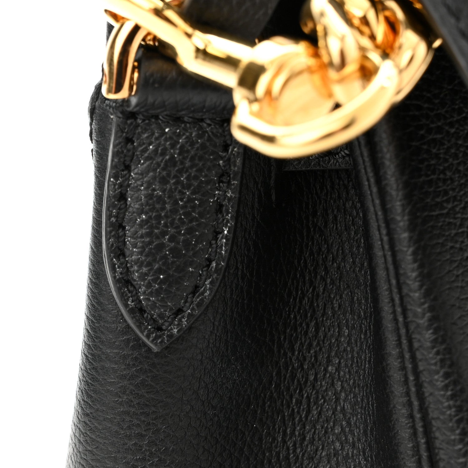 Versace Grained Calfskin Small La Medusa Top Handle Bag Black 11 of 11