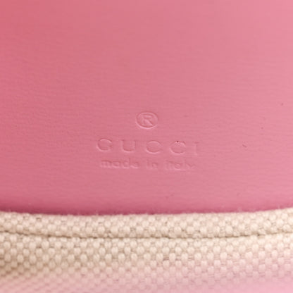 Gucci Boarded Dyana Lux Calfskin Web Mini Bamboo 1947 Top Handle Bag Nice Pink 6 of 20