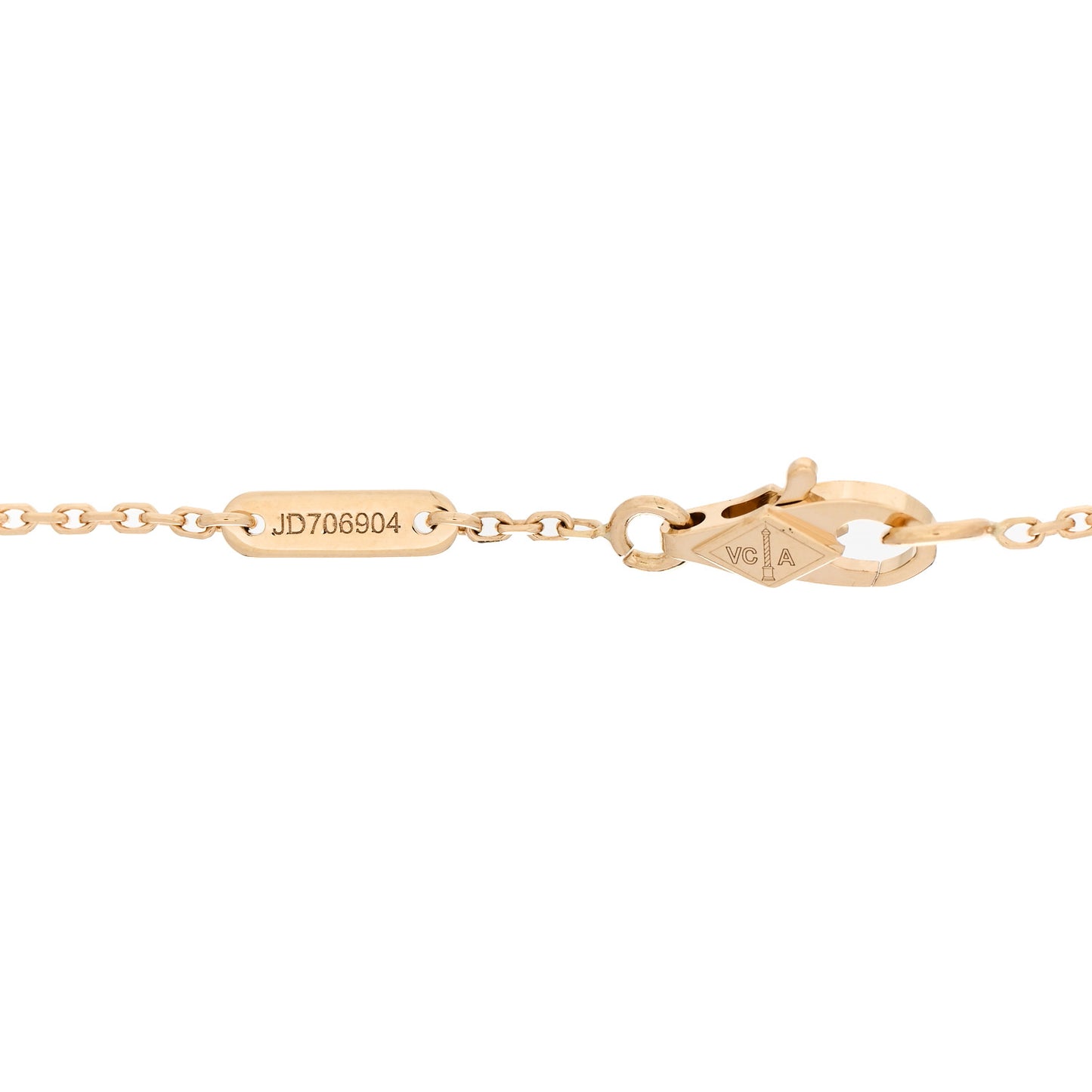 18K Yellow Gold Mother of Pearl Sweet Alhambra Butterfly Bracelet