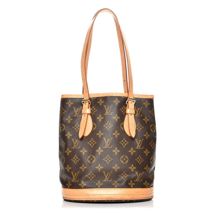 Louis Vuitton Monogram Petit Bucket 23 1 of 11