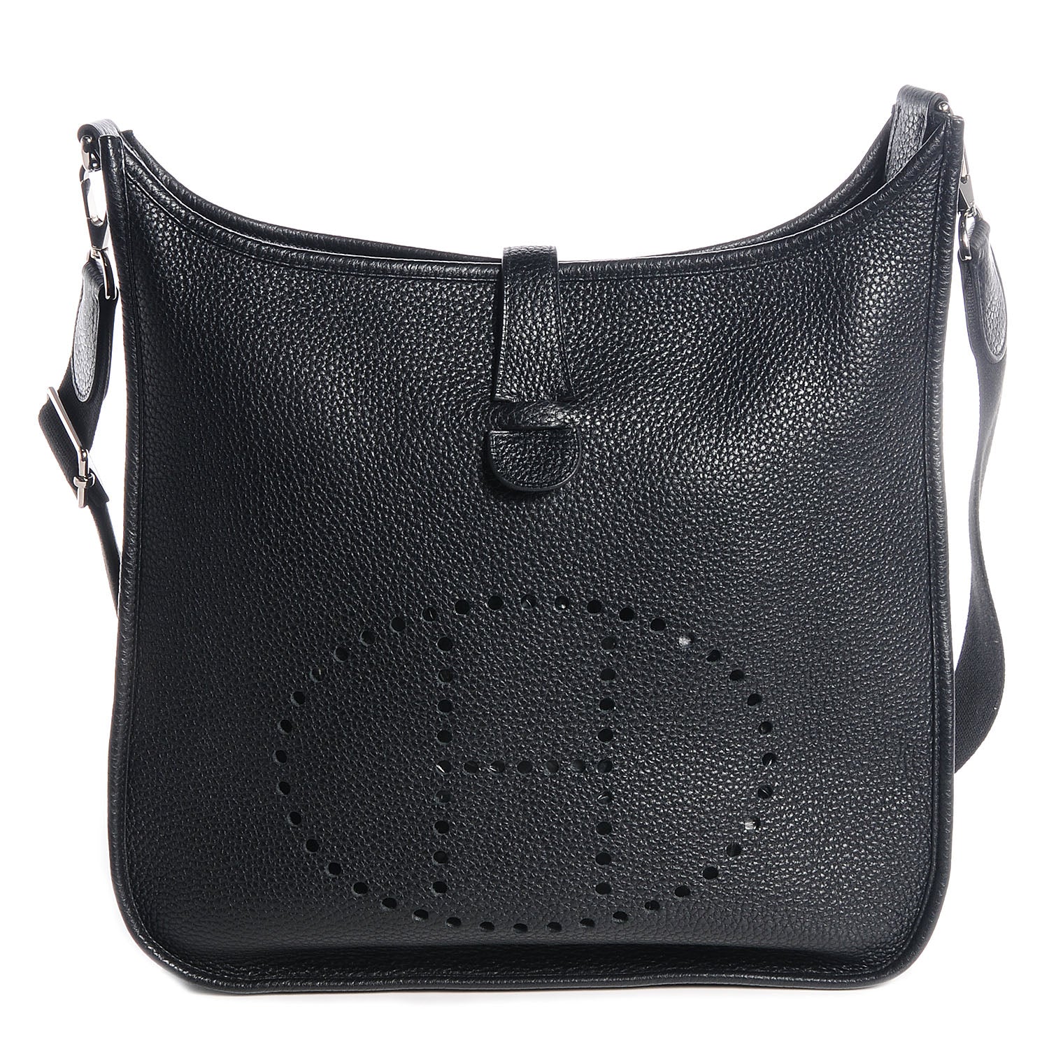 Hermes Taurillon Clemence Evelyne III GM Black 1 of 15